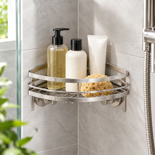 Clear Corner Shower Basket