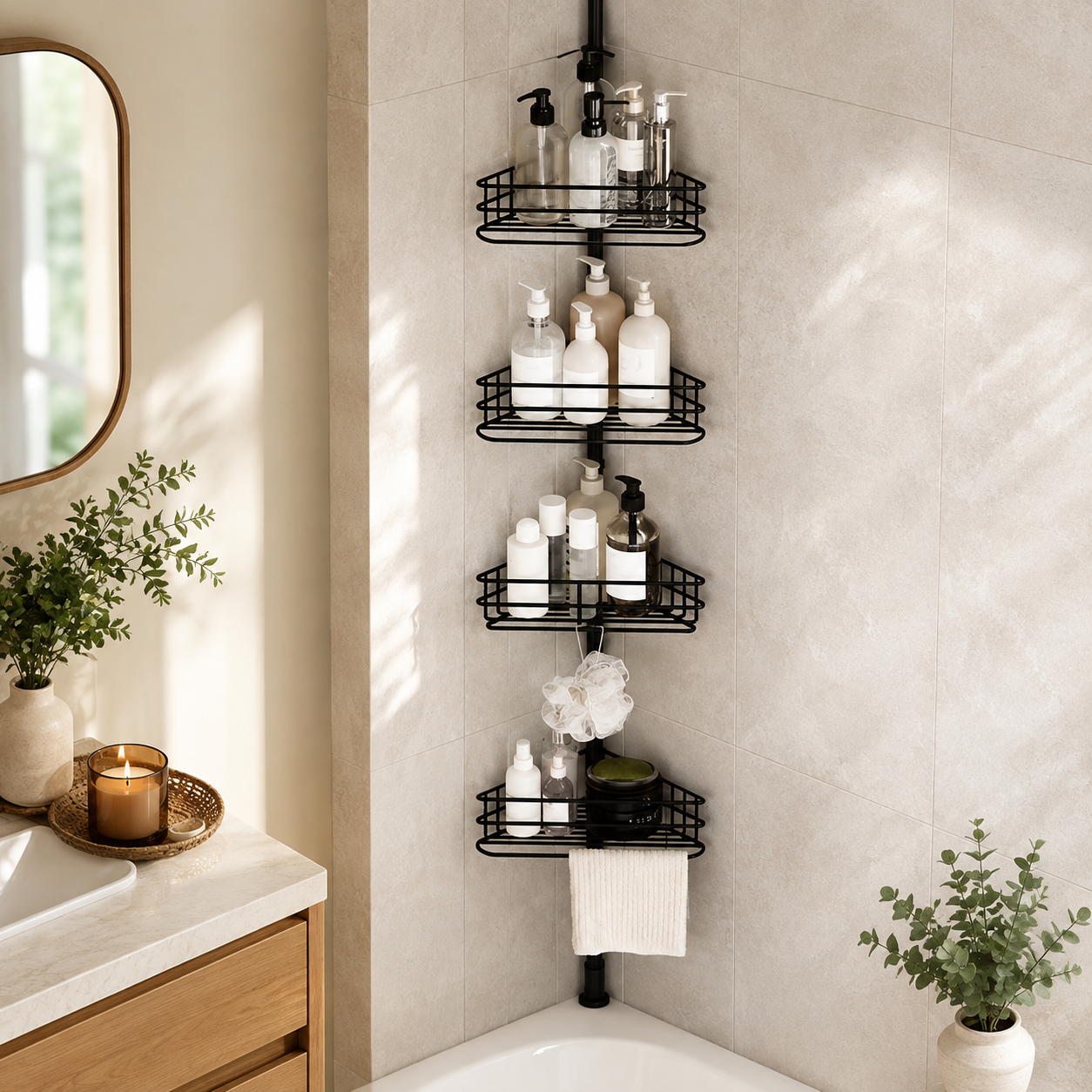 4-Tier Corner Shower Caddy