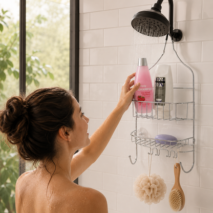 2-Tier Hanging Shower Caddy